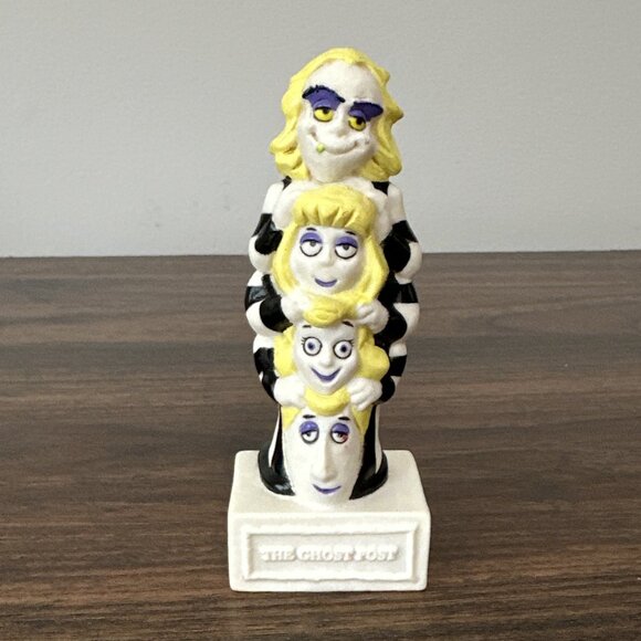 Vintage Beetlejuice Burger King Kids Club Double Sided Toy Ghost Post 1989 READ - Picture 2 of 15